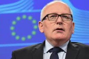 Frans Timmermans namens de PvdA lijsttrekker Europese verkiezingen in mei 2019