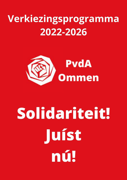 Verkiezingsprogramma 2022-2026 Solidariteit! Juíst nú!