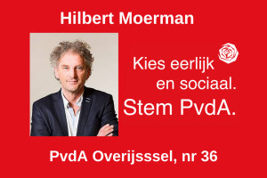 Hilbert Moerman, nr. 36 op lijst PvdA Provincie Overijssel
